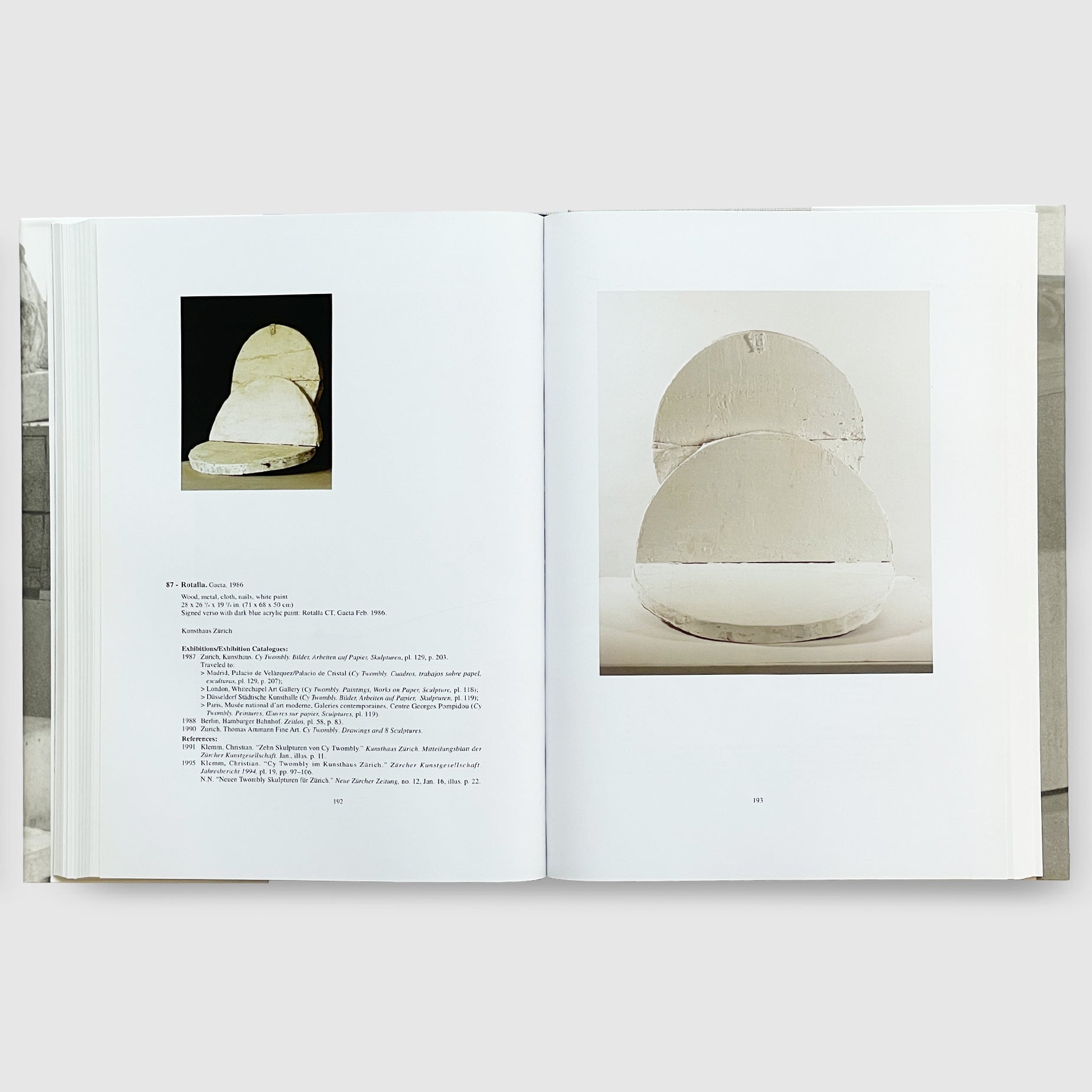 洋書 CATALOGUE RAISONNE OF SCULPTURE Cy Twombly | Catalogue Raisonne of Sculpture Vol.1 1946-1997