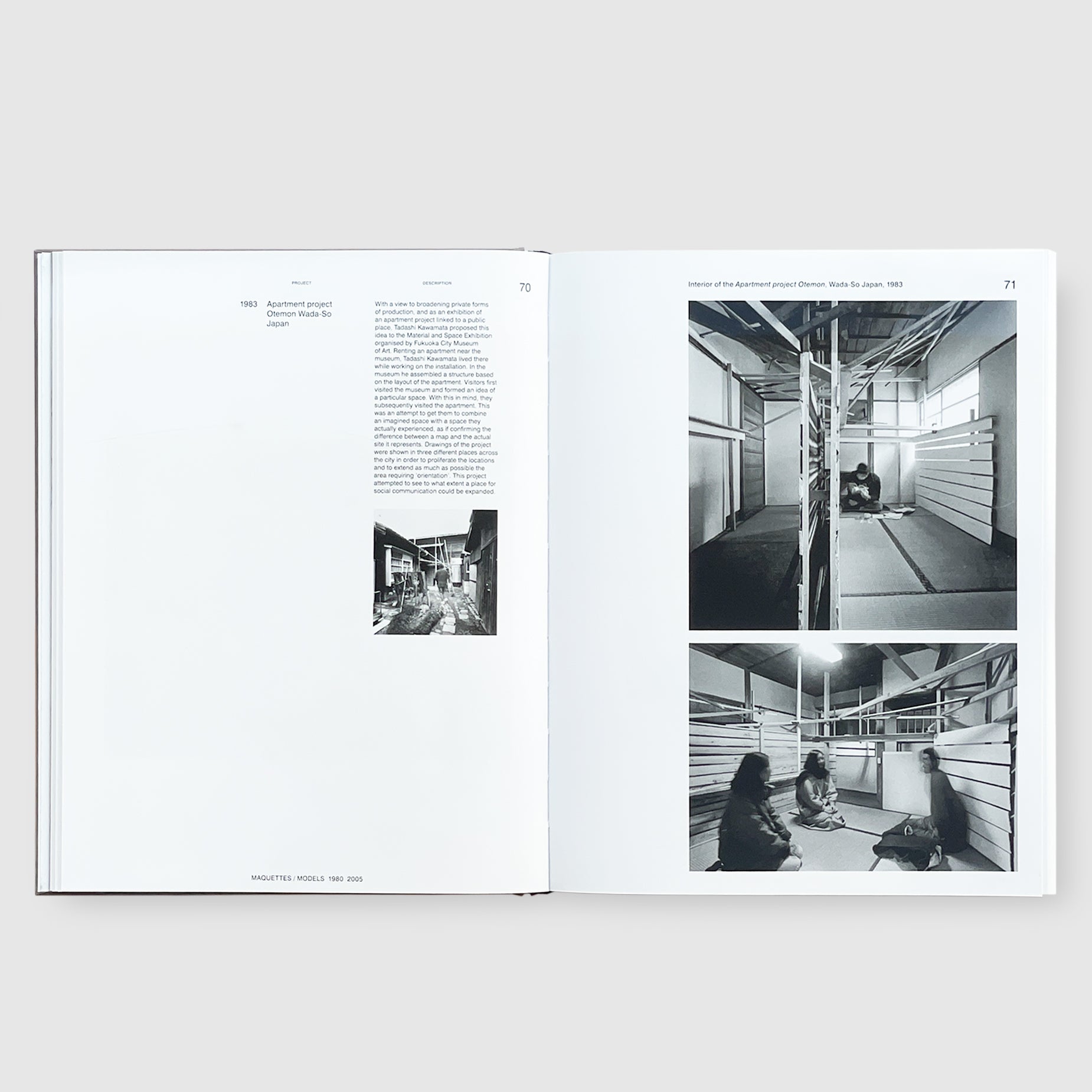 Tadashi Kawamata | Maquettes Models 1980-2005 | Post Architecture