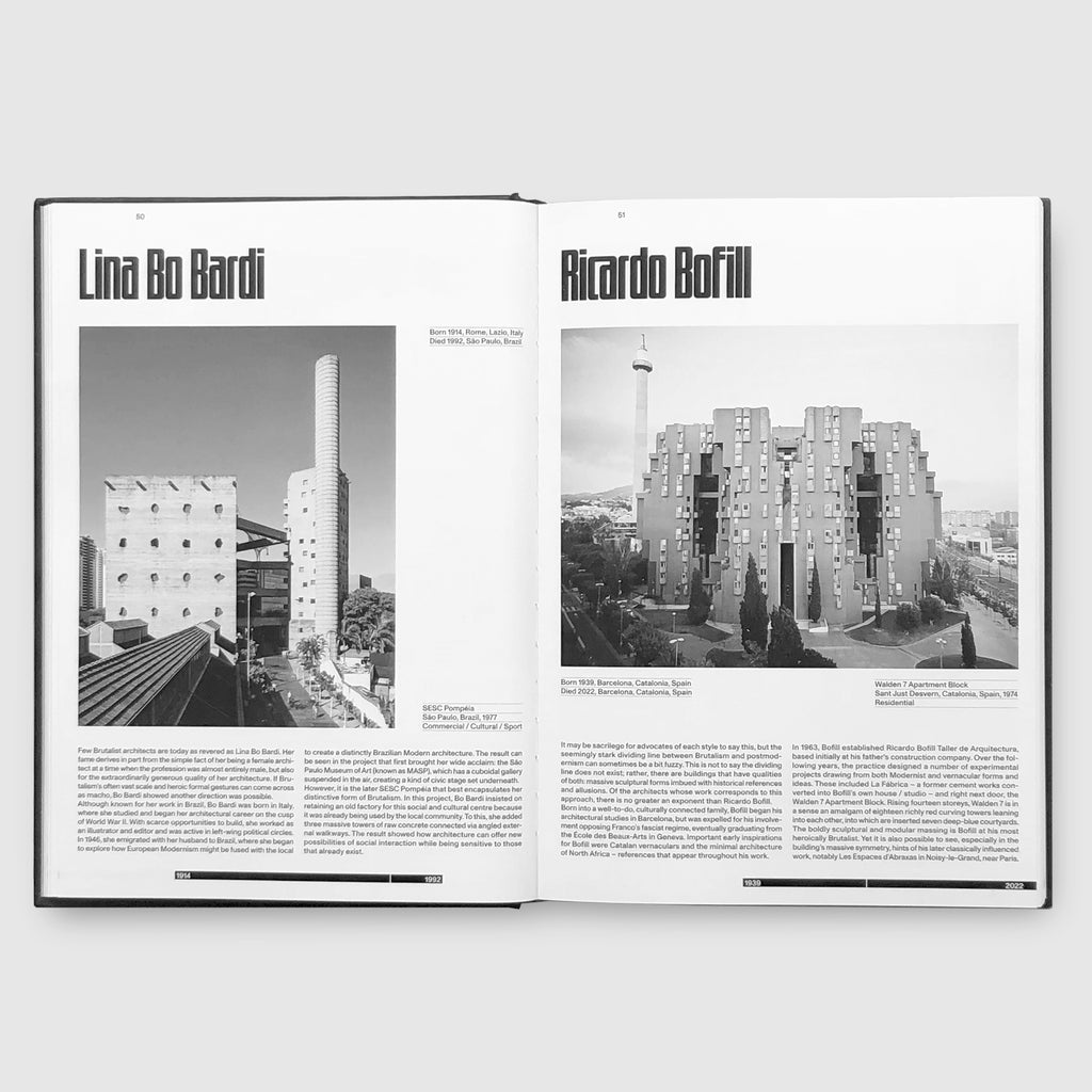 The Brutalists - Brutalism’s Best Architects | Post Architecture Books